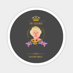 THE QUEEN'S JUBILEE 70 Magnet